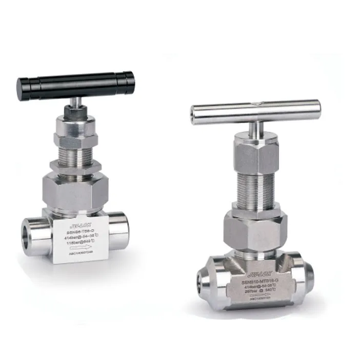 Игольчатый клапан с наружным диаметром 1/4 дюйма, Тип клапана swagelok