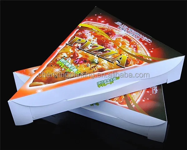 
High Quality Triangle Custom Cardboard Packaging Boxes for Pizza Sandwich Wholesale 