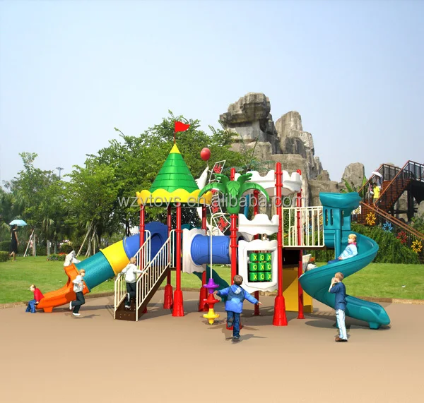 Outdoor Children Plastic Play Equipment Children Slide Toy