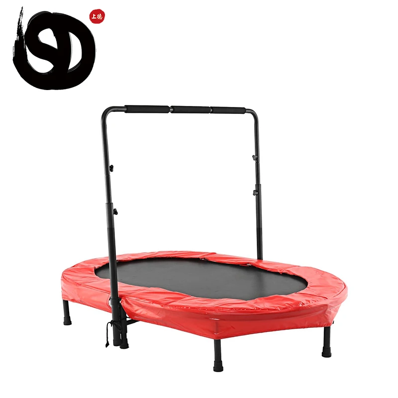 Sundow, удобный дизайн, комнатный фитнес-батут для взрослых с ручкой