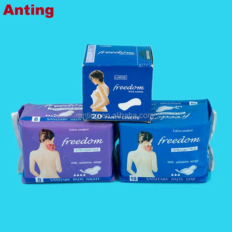 Production free samples pad night disposable women sanitary napkin