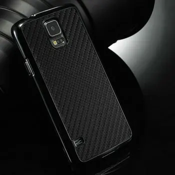 сплетенный картины обратно + гальванических бампер случае для samsung galaxy s5 i9600