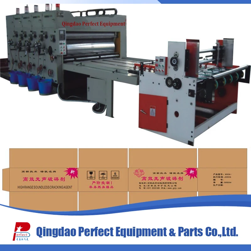 Китай, гофрированный картон, 2 цветной принтер умирает резец