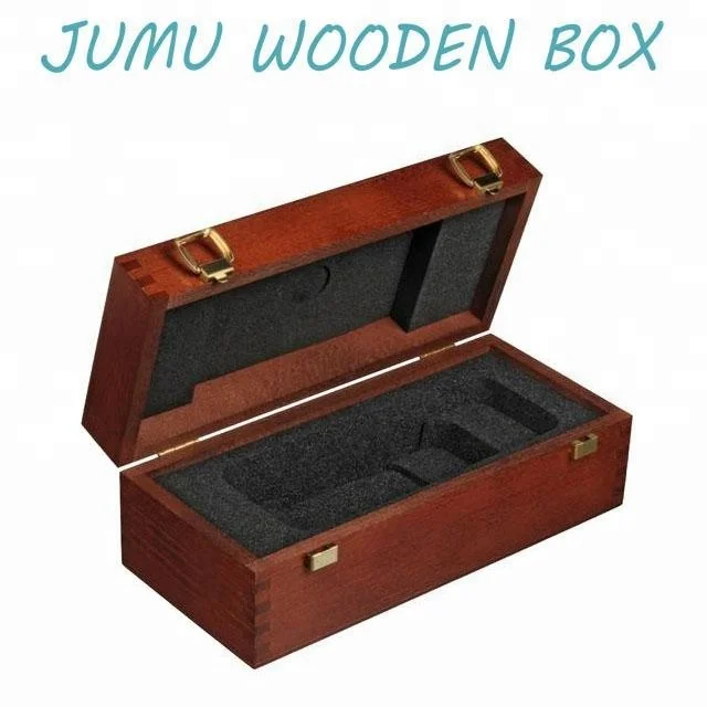 cherry wood microphone wooden box