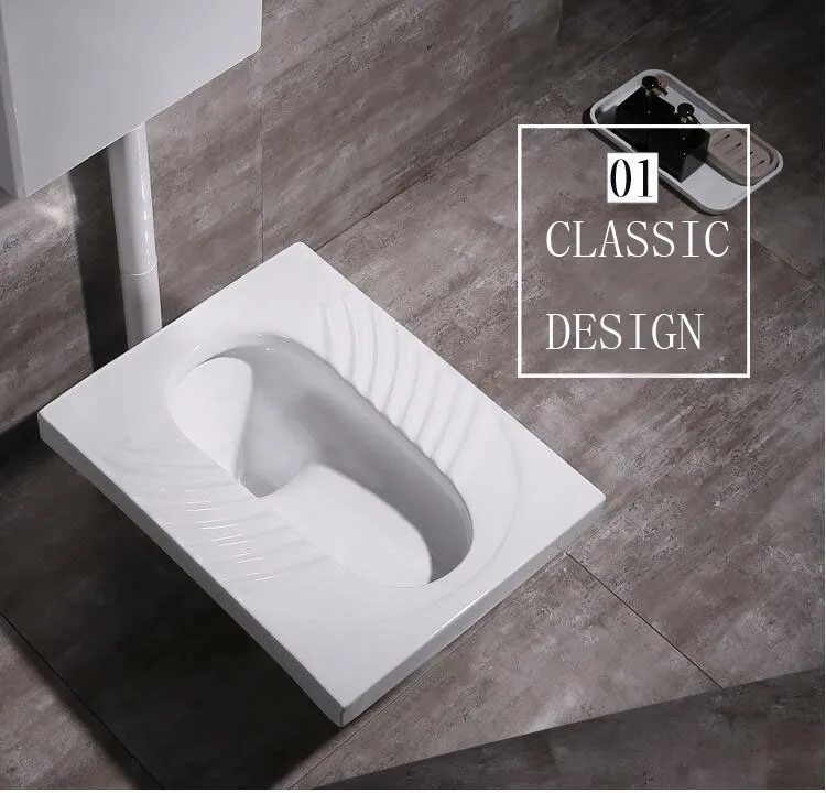 
Wholesale china goods ceramic zhigao urinal squatting pan wc 