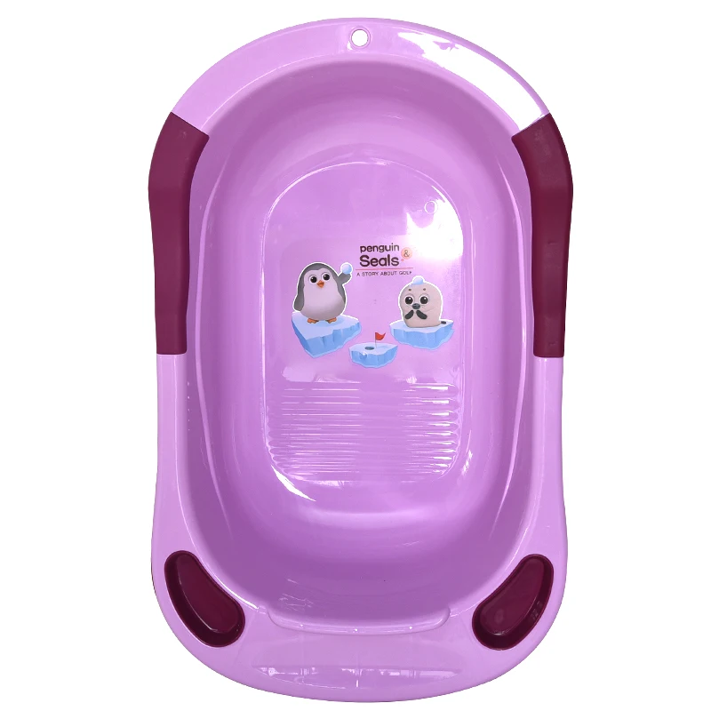 OEM Safty Newborn Soft Plastic Baby Shower Foldable Bathtub Seat Set