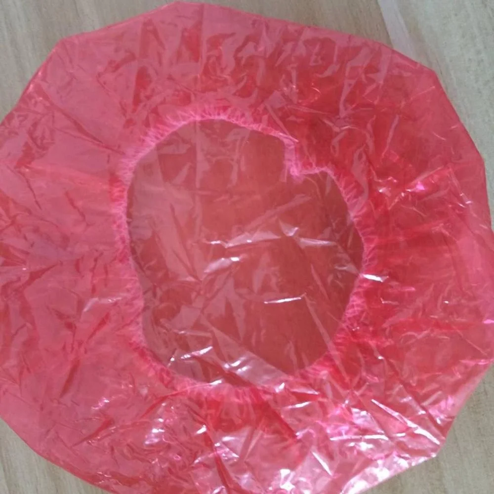 Strip Shower Cap Plastic Disposable Washing Shower Cap For Women