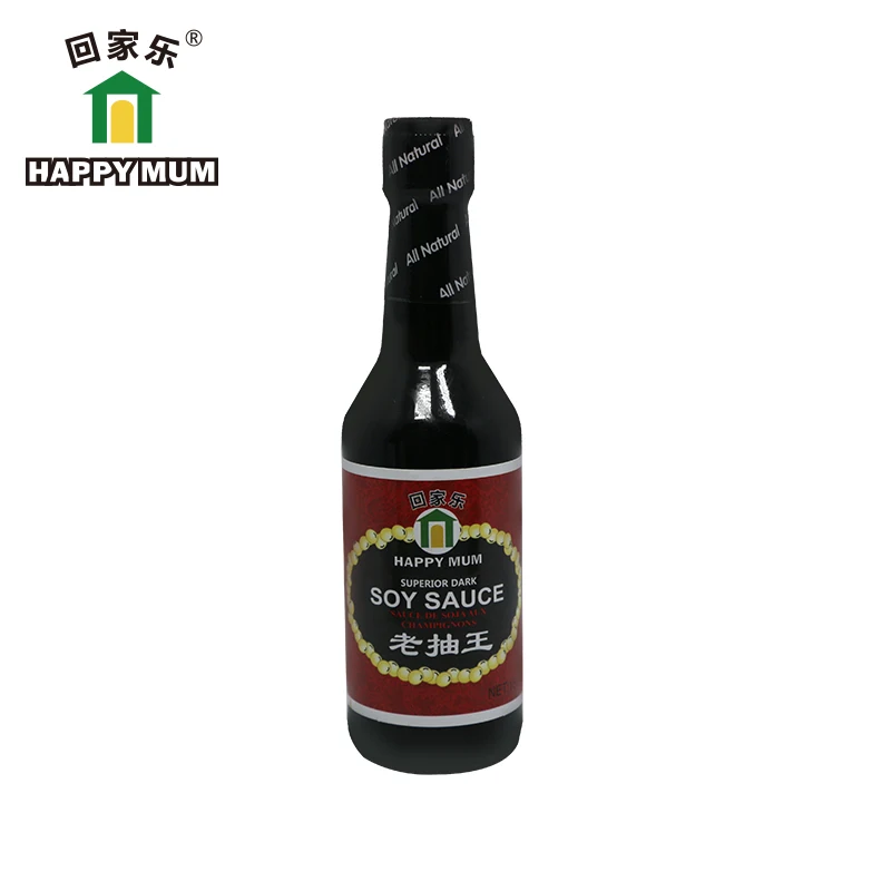 150ml ISO China Supplier Bottle Packing Superior Soybean Dark Soya Soy Sauce