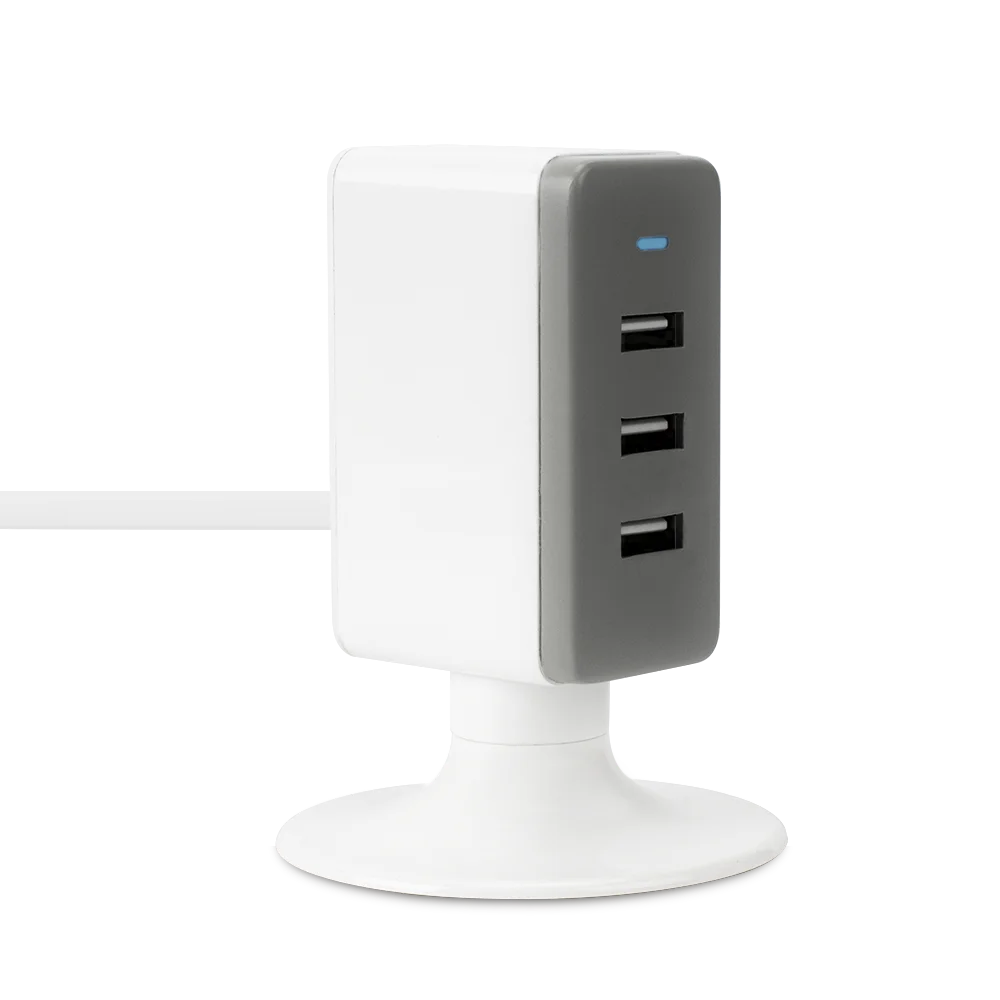 Fenergy Rapid Charging 3-Port Desktop USB Hub Multi Port Smart Charge Tower