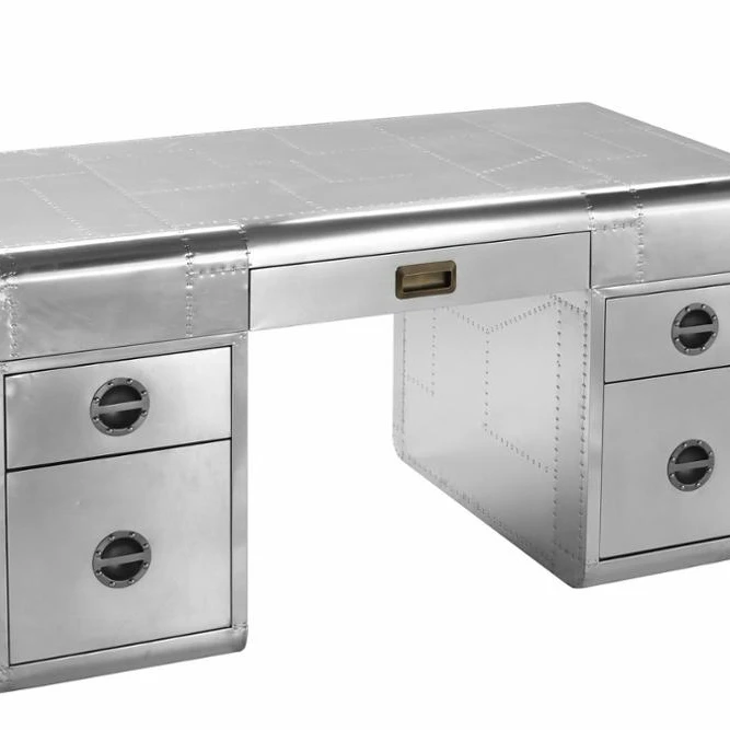 Aluminum office desk writing aviator office desks design desktop computers RTK-09