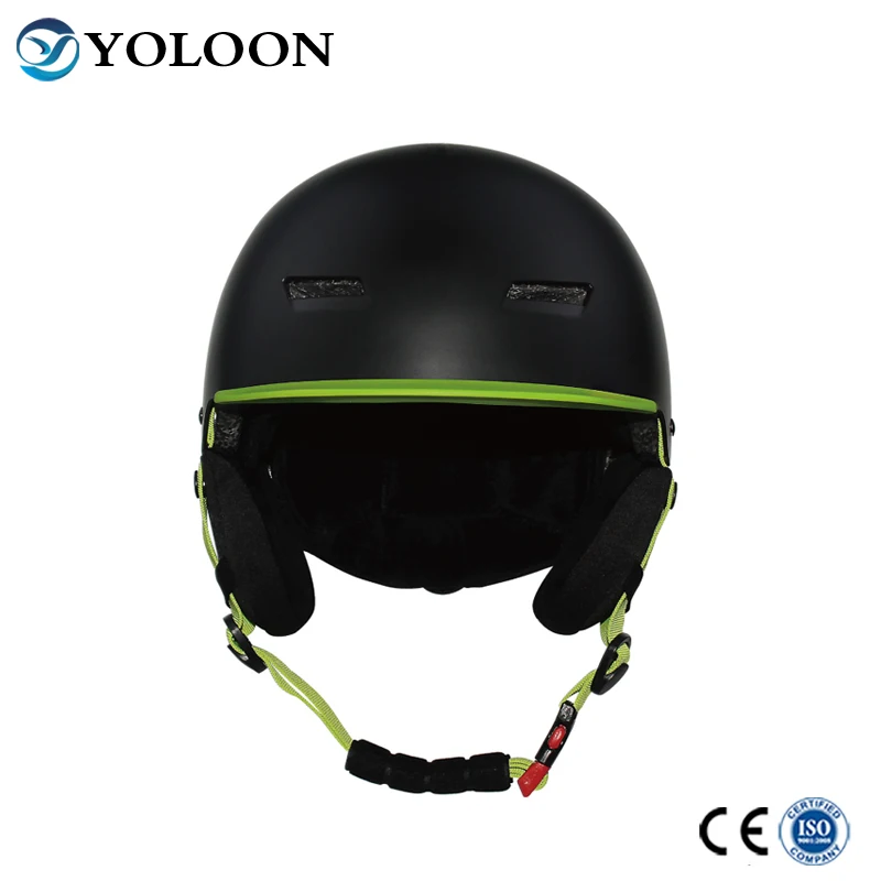 CE approved fashion outdoor Sport custom ABS ski helmet with visor