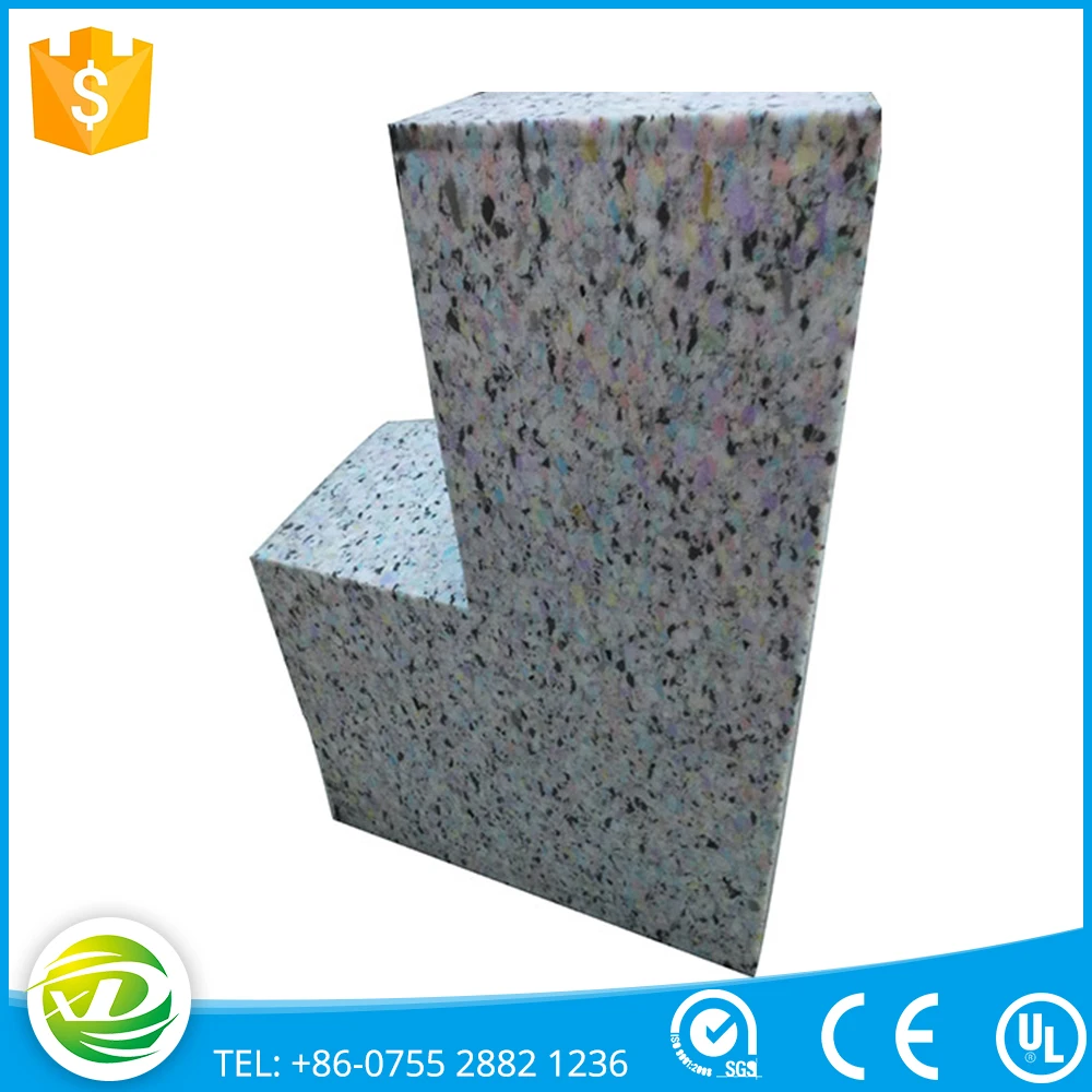 Качество pu небольшой частицы переработки переработки лома куски пенопласта