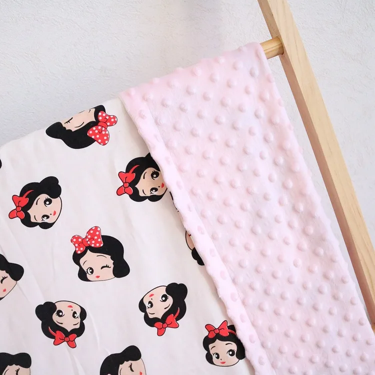 Double Sided Blankets Printed Throw Blanket Minkly Blanket for baby