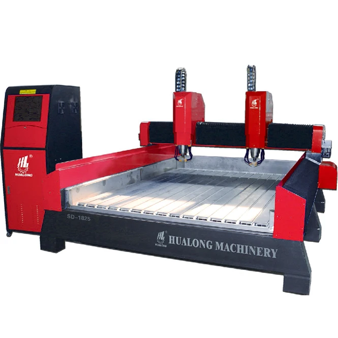 Hualong Heavy Duty High Precision 1825  CNC Carving Marble Granite Stone Engraving  Machine