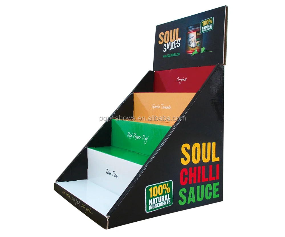 Colorful Chocolate Candy Counter Display Racks For Retail Shop