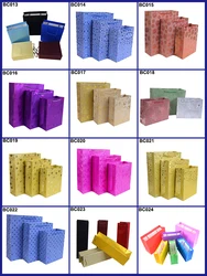 Wholesale best price shopping wrapping silver glitter paper bags for gift packing