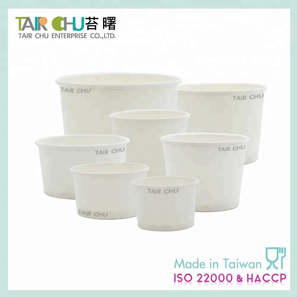 Convenience For Hot And Cold Food 4oz Disposable Ice Cream Paper Cup