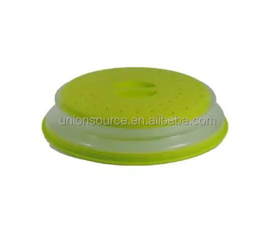 Hot colorful microwave plate cover kitchen gadget Ideal Height Collapsible Splatter Shield Oven Silicone Microwave Cover