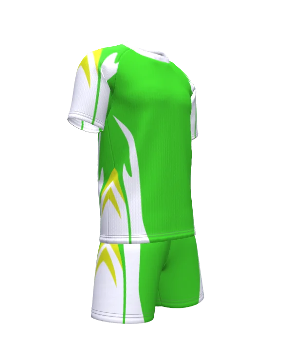 Wholesale Blank Sublimated Custom Green Soccer Uniforms