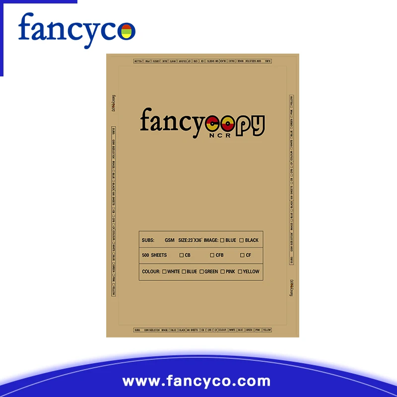 
carbonless self copy NCR Paper 