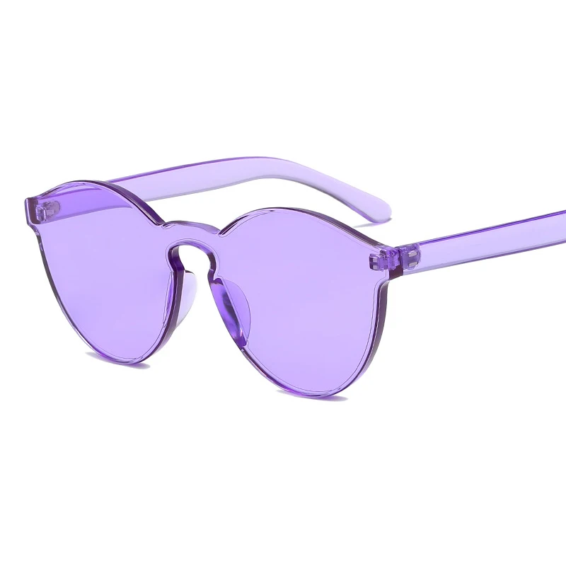 
Sinle custom sun glasses jello candy colored sunglasses for men/women clear lens glasses 