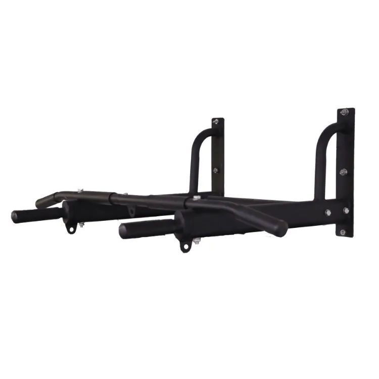 Home Fitness Exercise Equipment Black Wall Mounted Doorway Chin Up Bar Multifunctional Pull Up Bar