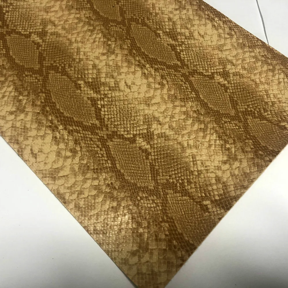 2019 double colors faux animal snake skin leather for making handbags and earrings