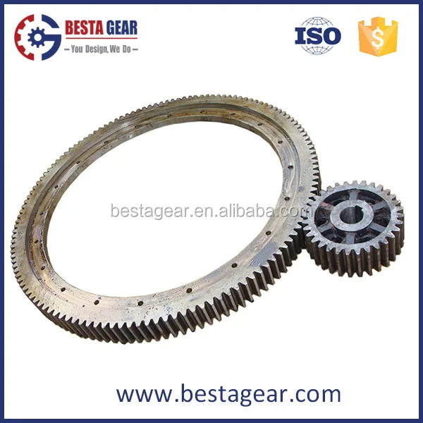 Gear ring for cement mixer