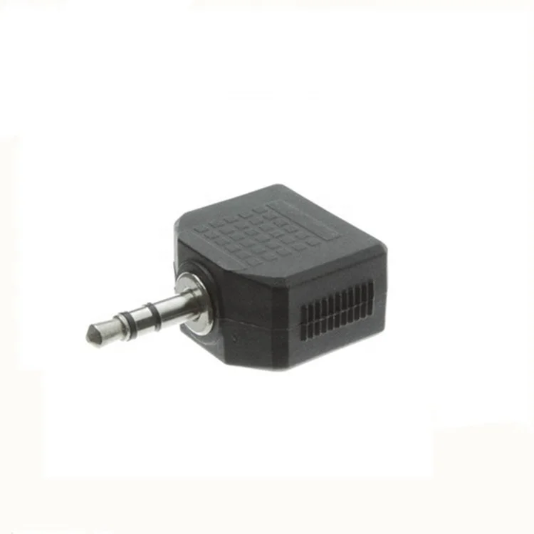 Audio Splitter 3.5mm stereo male to 2xfemale connector