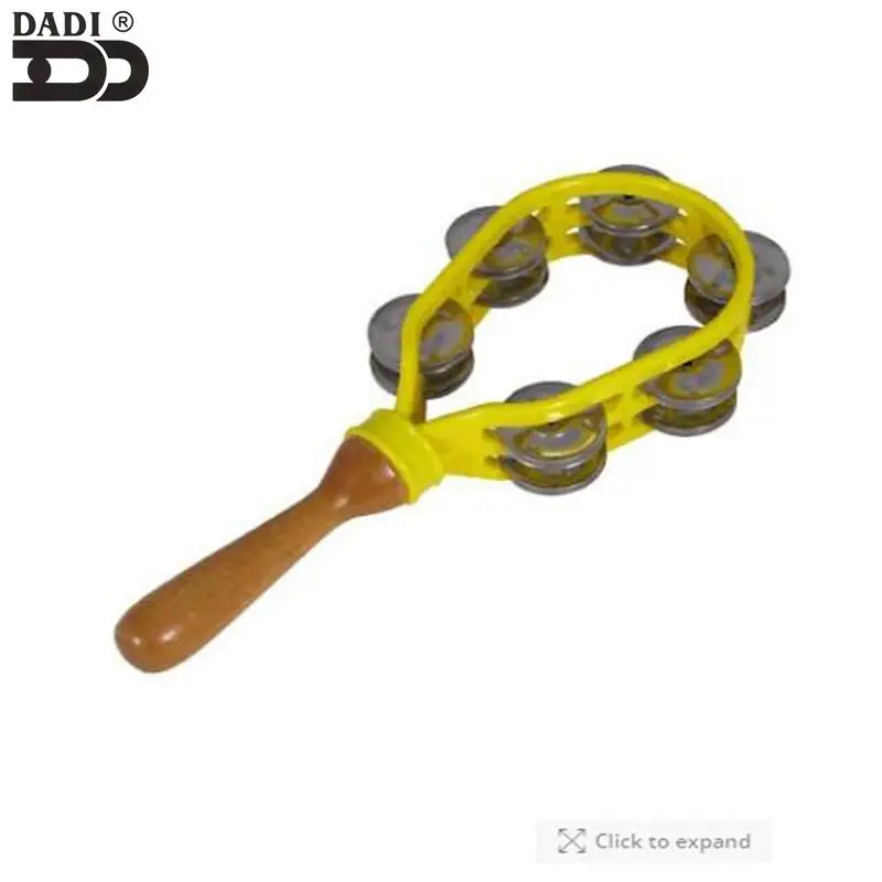 
Dadi wholesale best Musical Instruments custom tambourine toy plastic bat tambourine 