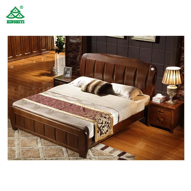High quality Turkish Modern Solid Wood Bedroom Furniture Set