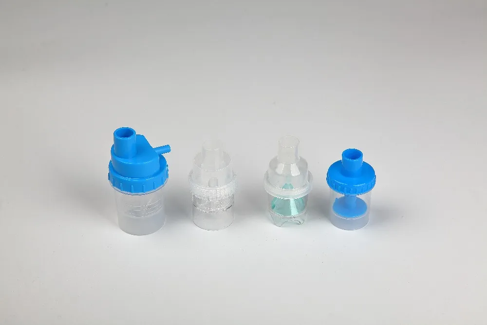  Одноразовая маска-небулайзер для взрослых с трубкой и чашкой-небулайзером медицинская в комплекте чашка 6 куб. См