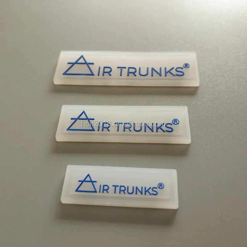 Рельефный Прозрачный 3D Резиновый Логотип Силиконовая этикетка для одежды