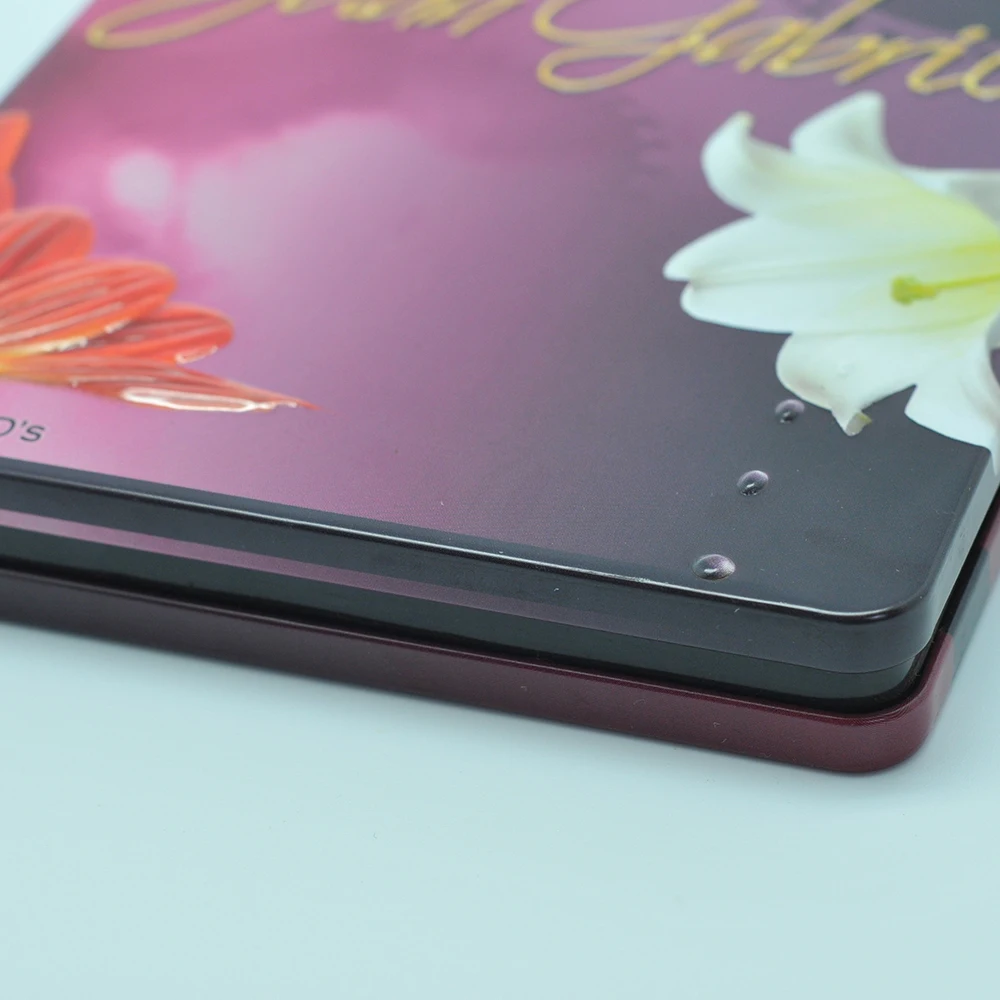 Tin box Square CD treasure tin case cover CD case