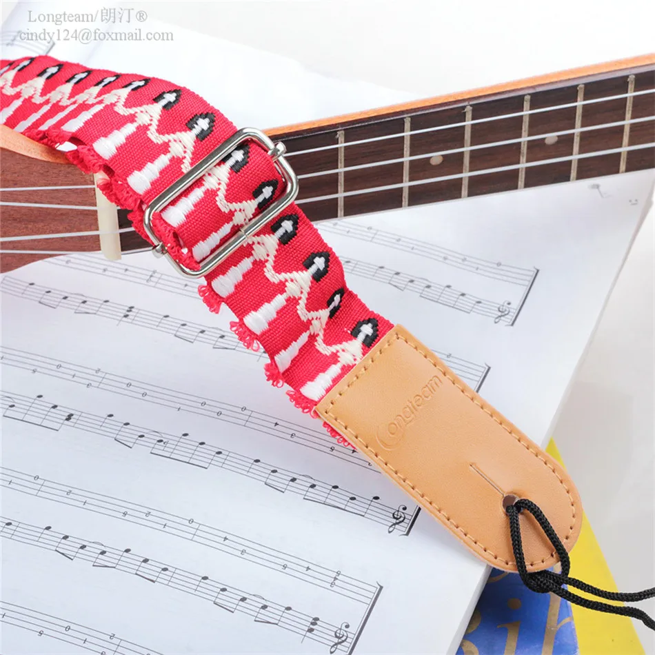 
hawaii style ukulele strap hawaii 4 strings guitar embroidery style ukulele straps belt 