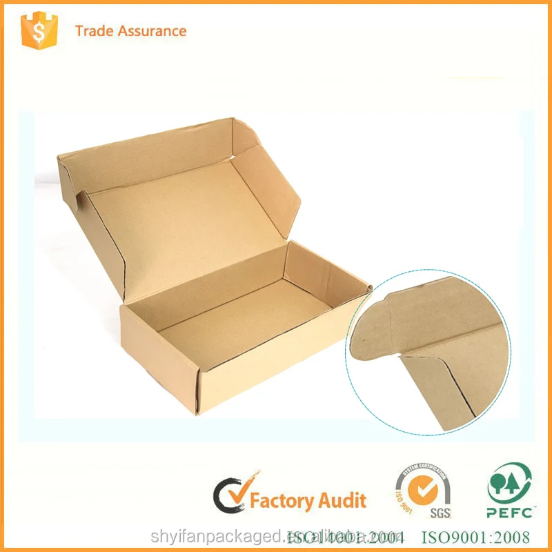 Дешевые пользовательские мэтт бумажная упаковка, высокое качество гофрированного почтовый ящик