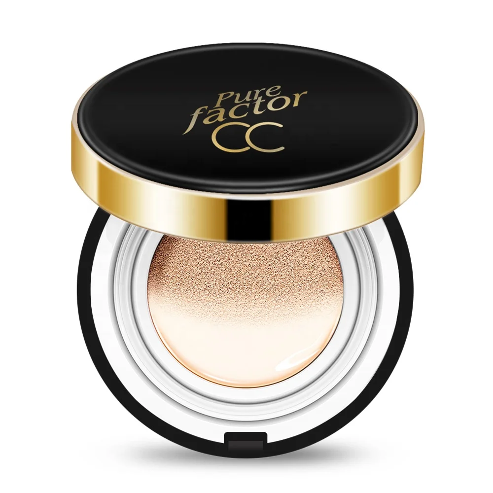 Natural Filler Hyaluronic Acid Air Cushion Compact Waterproof Sunscreen White Lotion Moisturizer Daily Color Correcting CC Cream