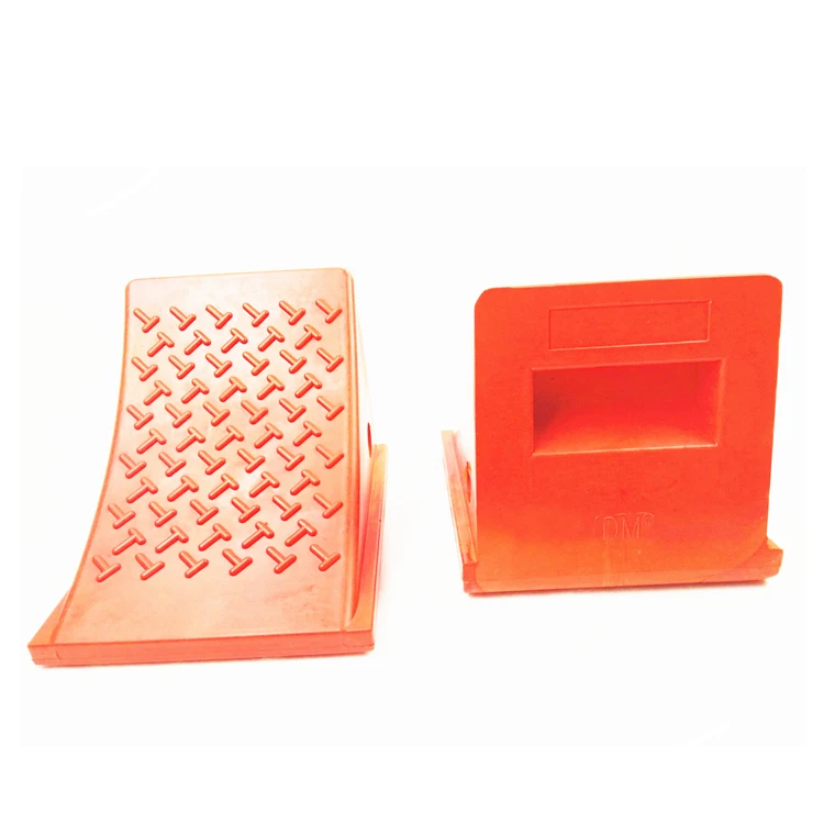 Truck wheel chock with PU filling foam, car wheel chock holder