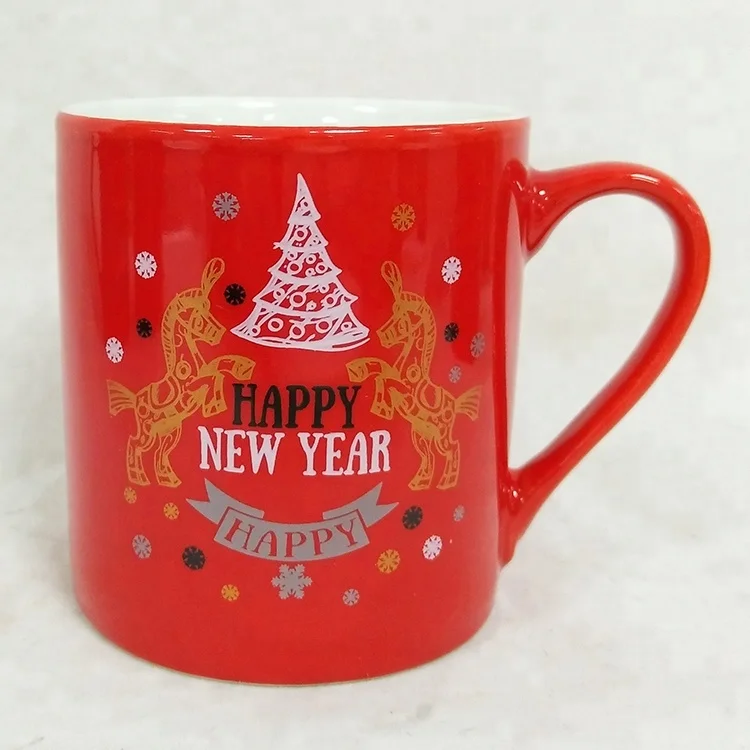 
High Quality Wholesale Porcelain Ceramic Mug Custom Logo Enamel Ceramic Mug Cup 