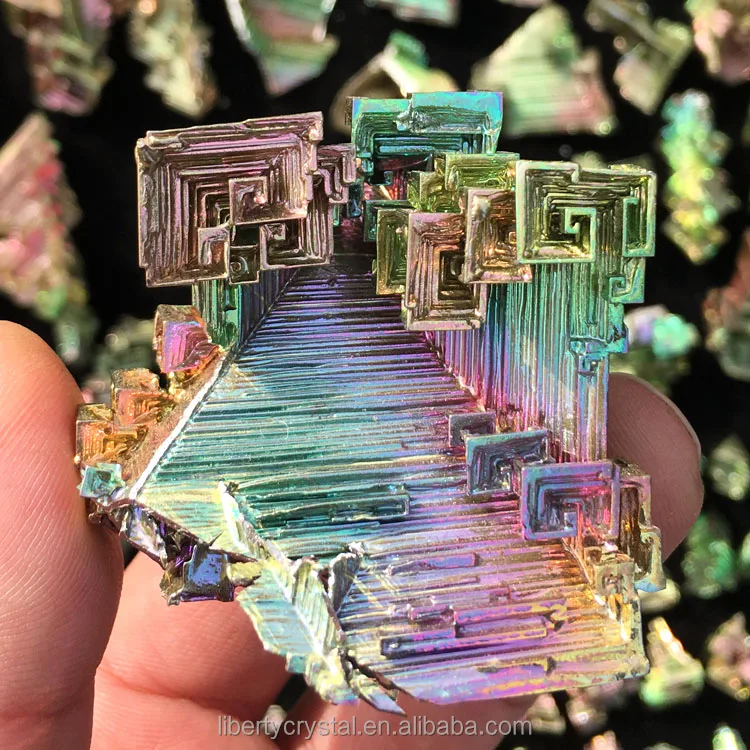 Wholesale Natural Fancy Bismuth Mineral Ore Crystals for Sale