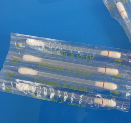
Vitamin E Oil Swab VE Oil Cotton Stick Moisturize Lips Teeth Whitening Beauty Use VE Swabs 