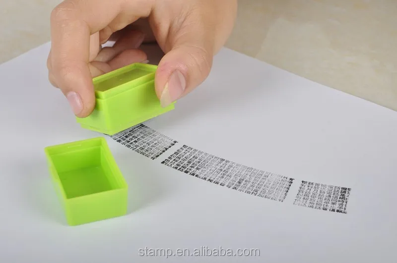 self inking roller stamp Plastic Data Identity Theft Protection ID Guard Stamp Rubber Rolling Stamp confidentiality