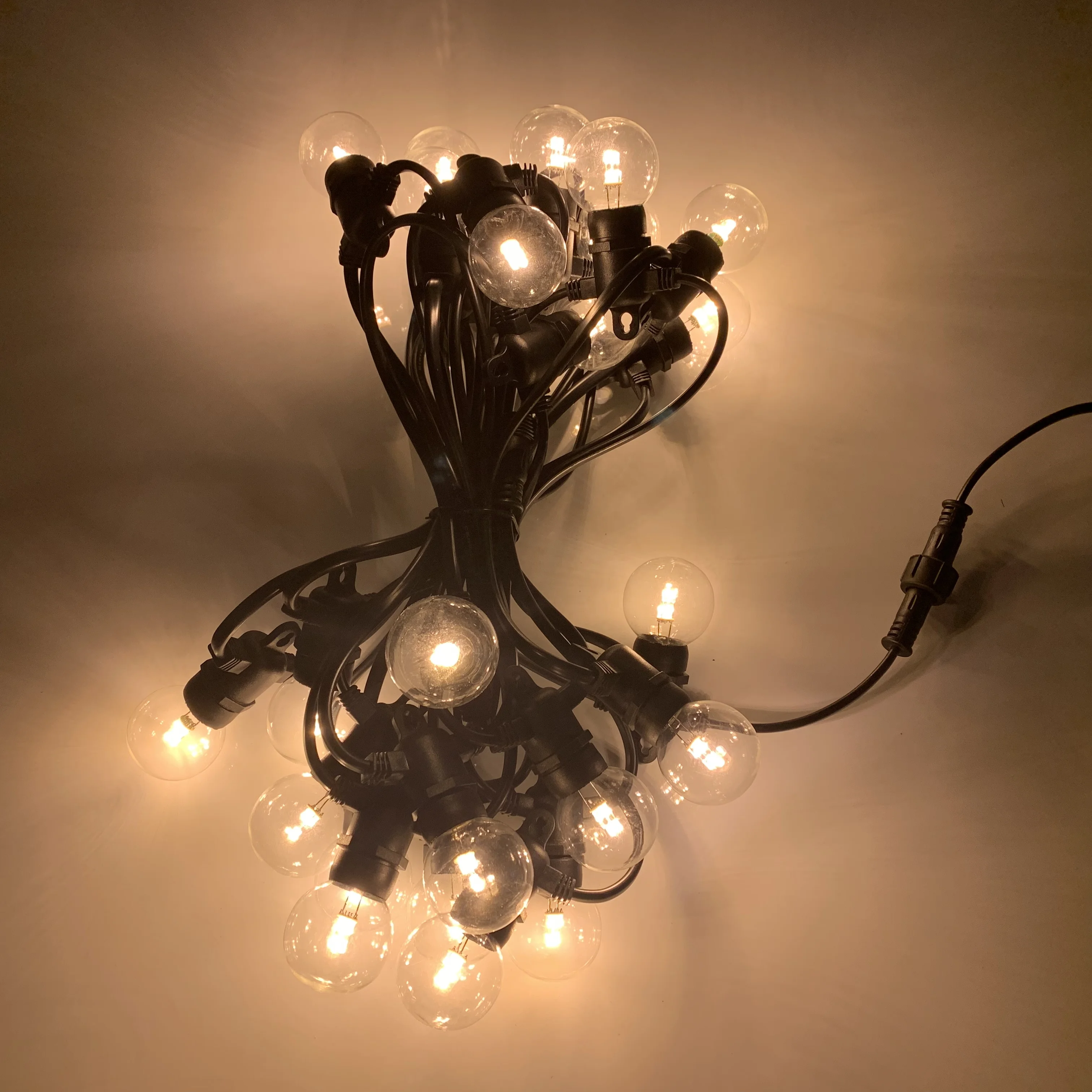  Рождественская Коммерческая наружная гирлянда g40 для внутреннего дворика праздничного и украшения