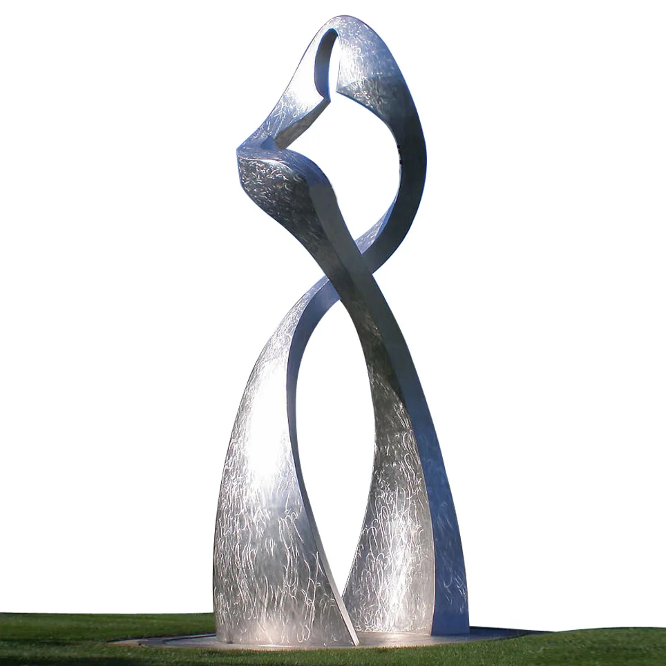  Огромные современные металлические художественные скульптуры из нержавеющей стали для улицы