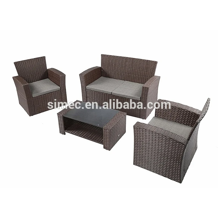 garden luxury rattan modern sofa wholesale SCKD-02A