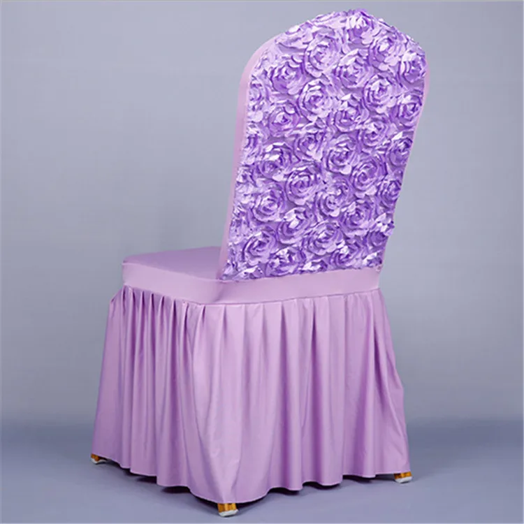 Wholesale  white polyester banquet chair cover retail   polyester banquet chair cover//