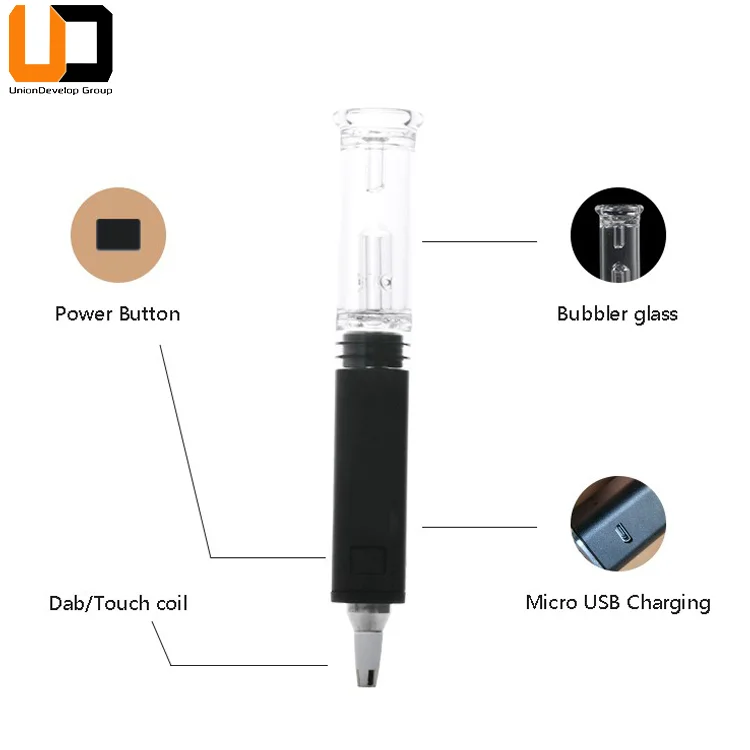 Trade Assurancedry herb pens 1000mah wax pen Ceramic & Quartz vape dry herb