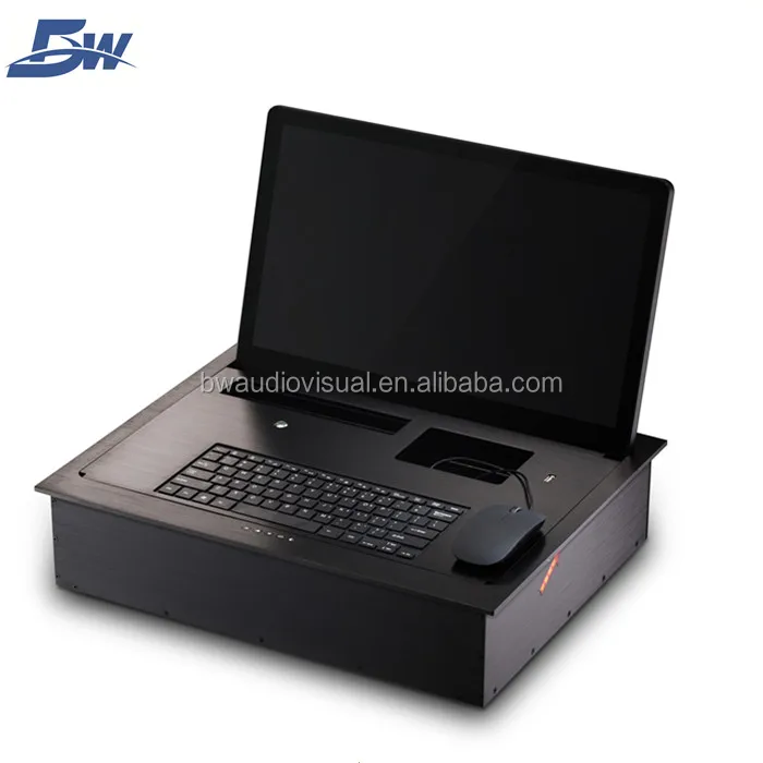 Furniture Conference System Remote Controlled Flip Up Motorized Lift Mechanism