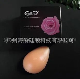 2016 triangle-shape silicone artificial breast forms silicone fake breast for men hot open breast forms
