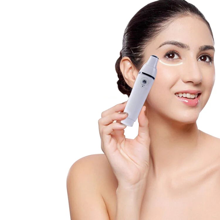 Темных кругов возле глаз, против мешков под глазами, удаления морщин Ион импорта Мини Смарт массажер для глаз ручка с высокой температурой